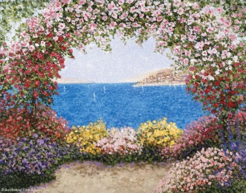 Impressionism Flowers Painting - Mediterranean 22 Impressionism Flowers